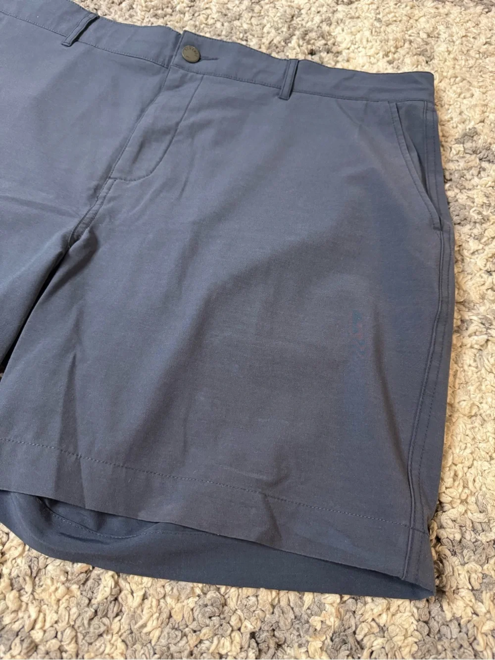Faherty, Men's All Day Shorts Navy Lightweight Stretchy with 7” Inseam, 38